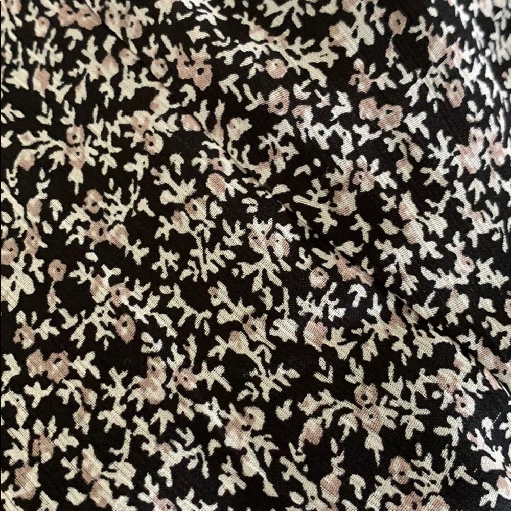 Brown floral midi wrap dress Abercrombie and Fitch - Picture 3 of 3